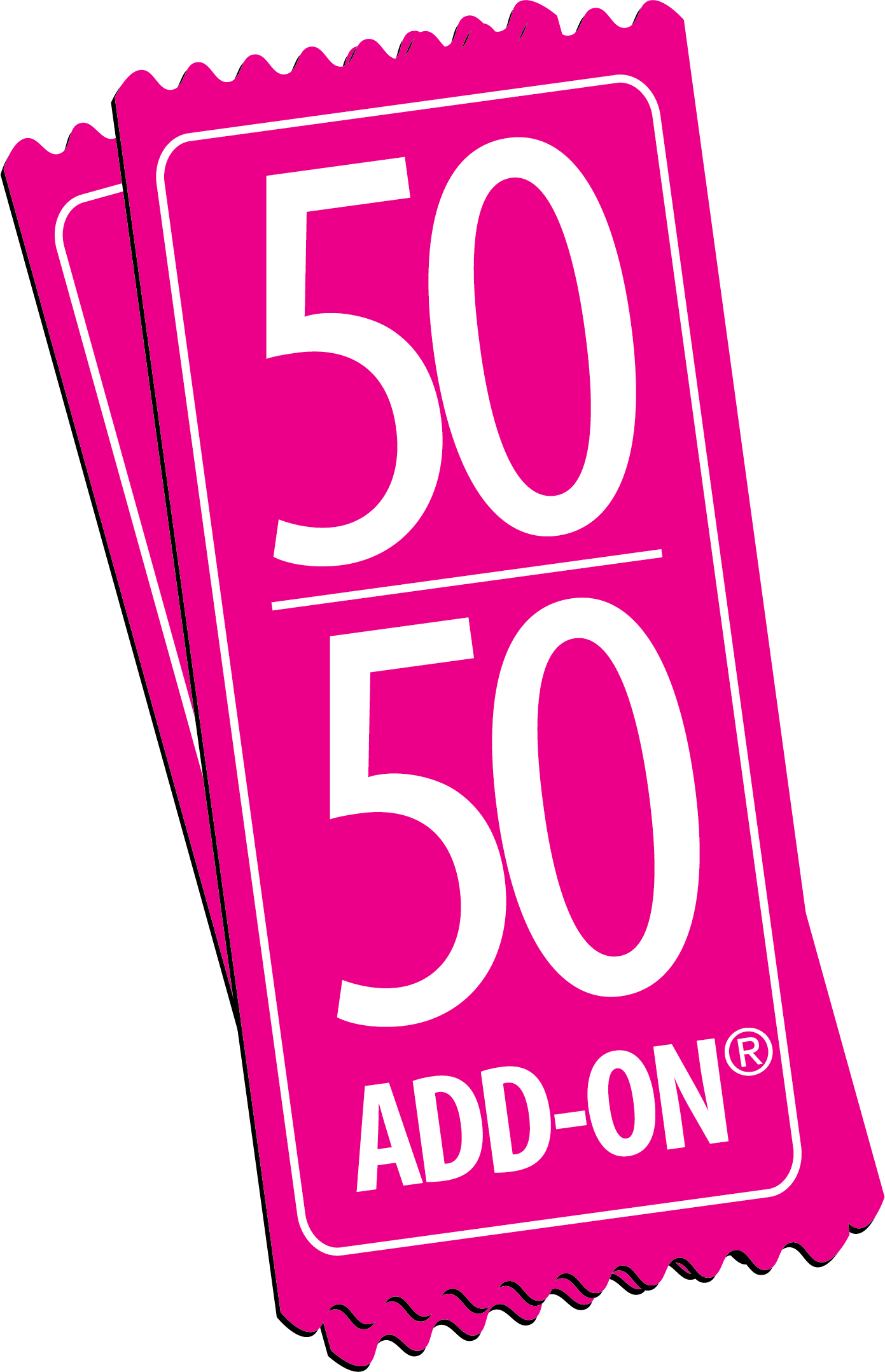 50/50 Add-On Logo