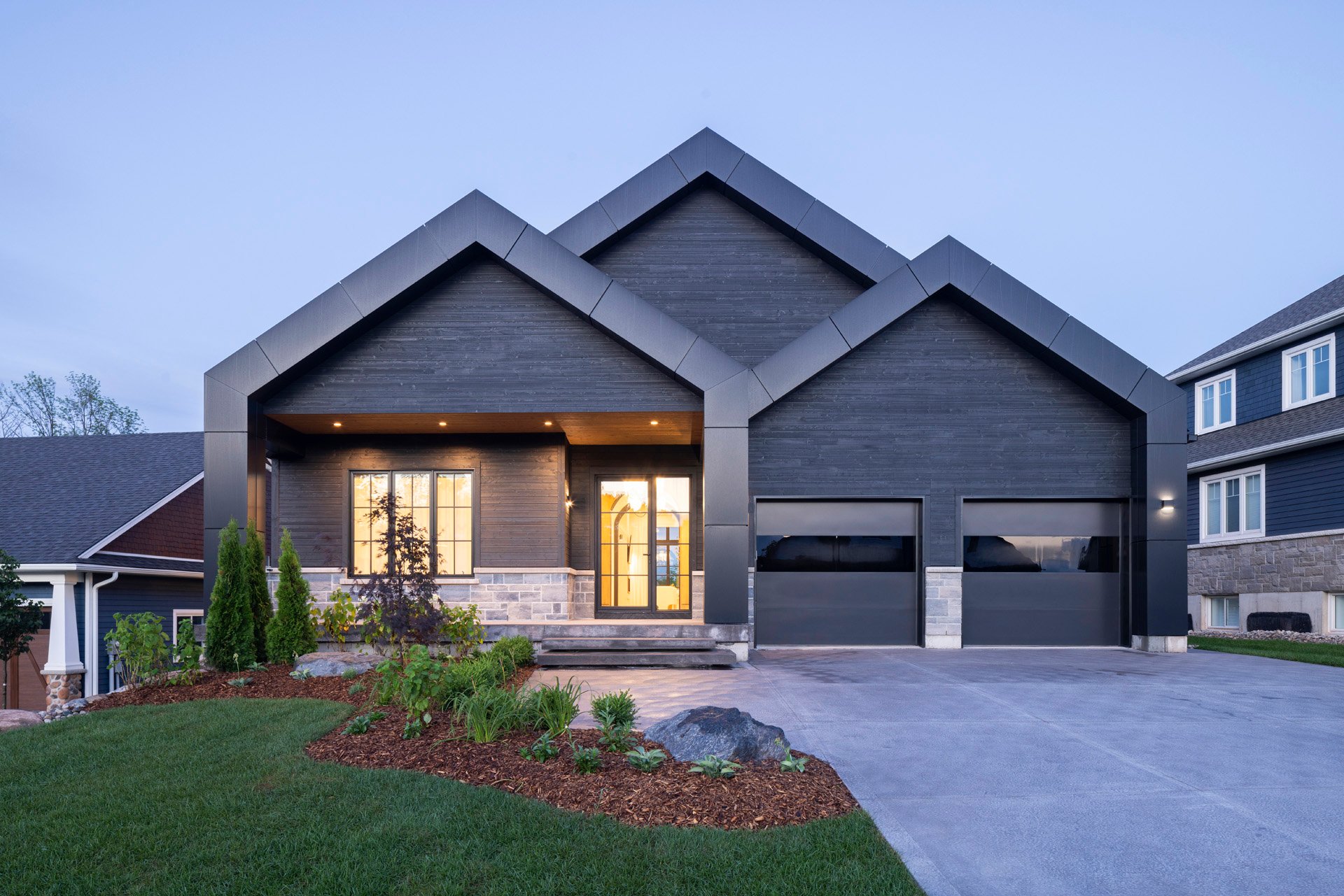 Cobble Beach showhome front exterior