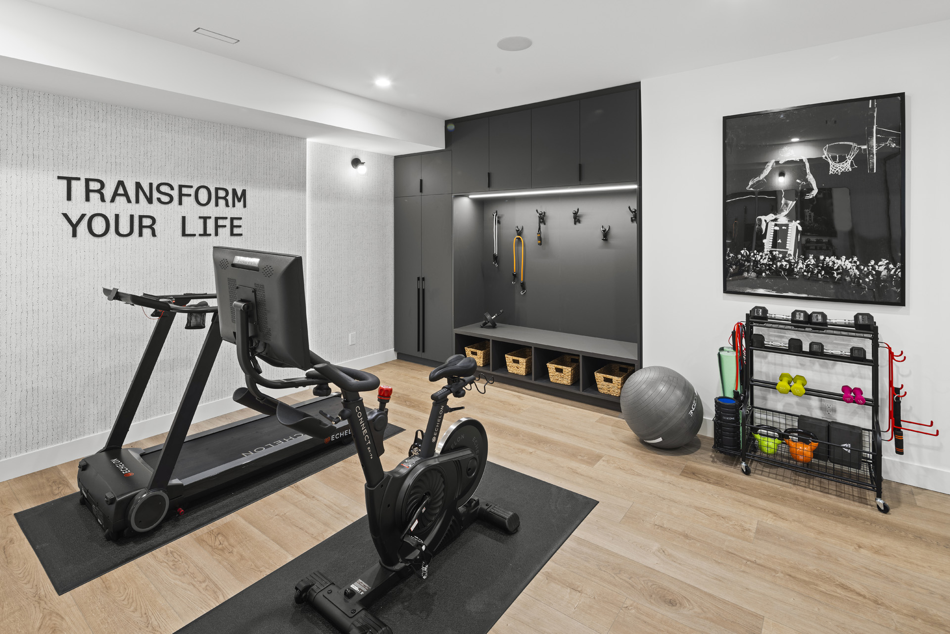 Cobble Beach Showhome gym