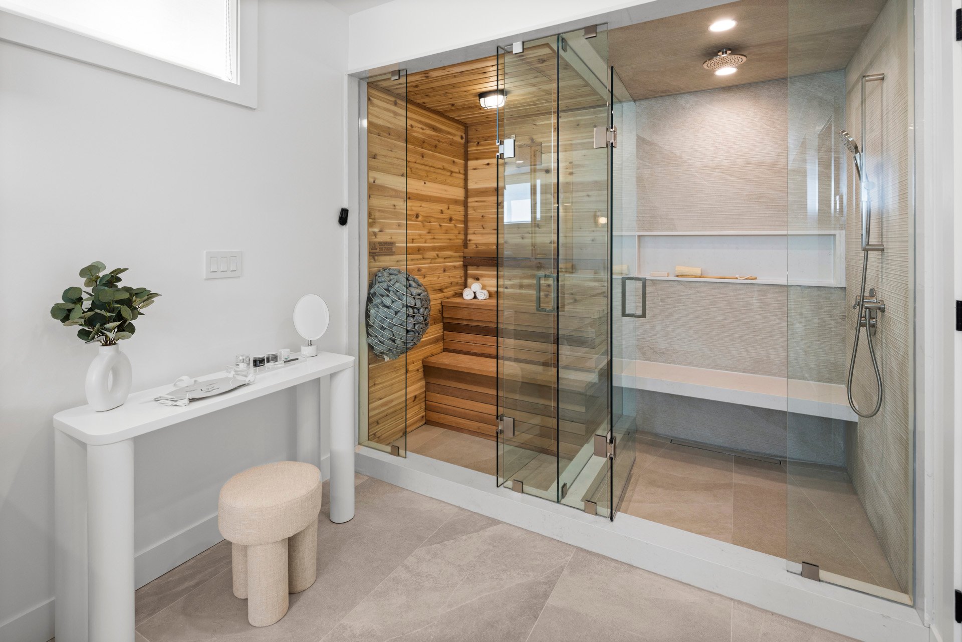 Cobble Beach Showhome spa room